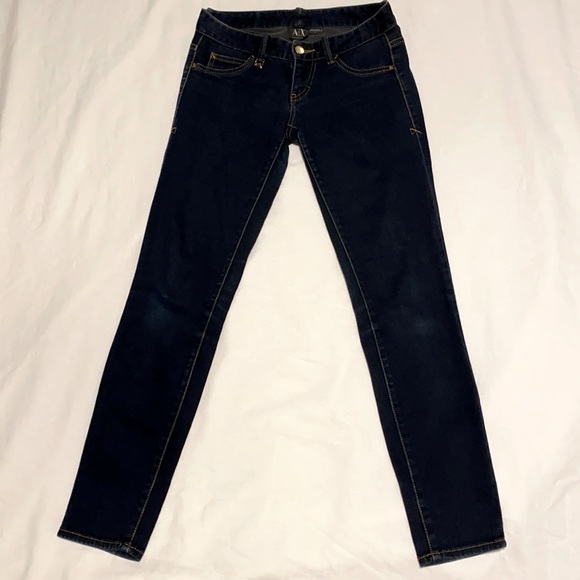 Armani J11 Super Skinny Stretch Dark Indigo Jean - Picture 2 of 12